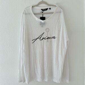 Arima 100% Linen Long Sleeve Shirt Size XL(US 2X-3X)